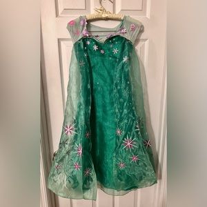 Disney Store Authentic Anna Costume Dress Size 7/8 Great Condition.